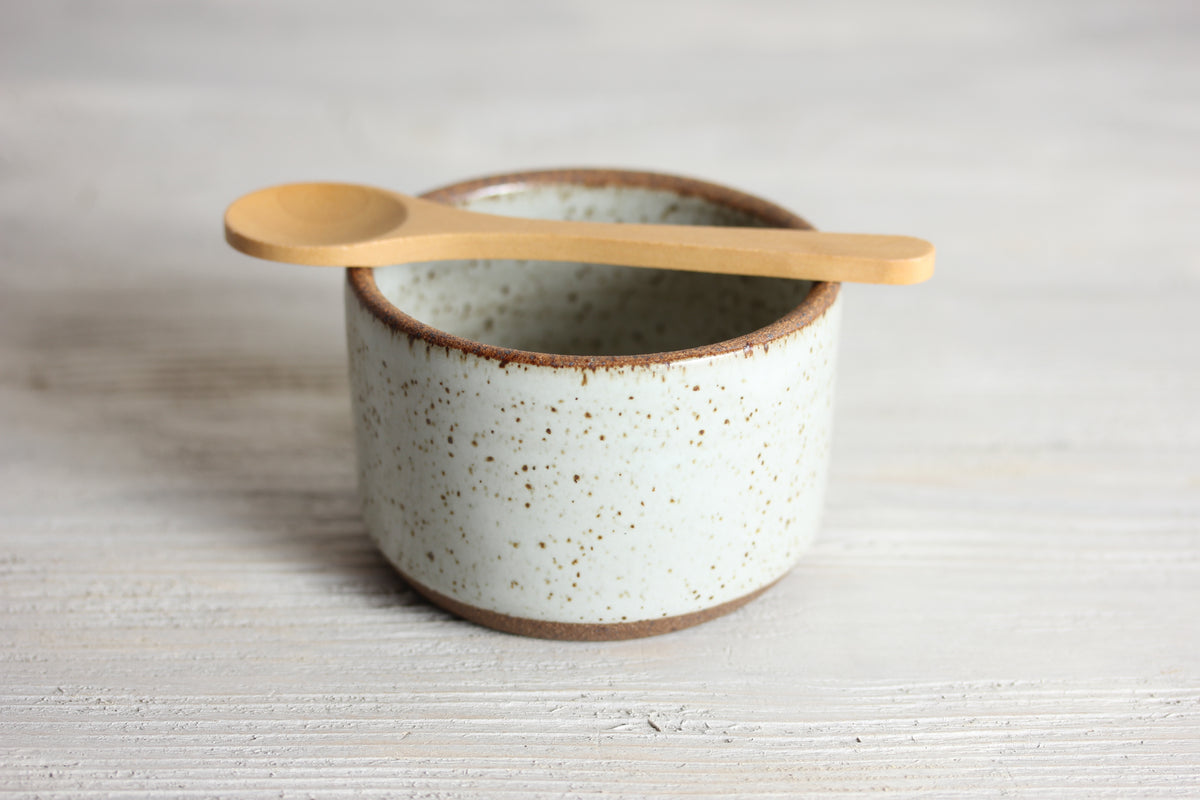 Salt Pot with Spoon