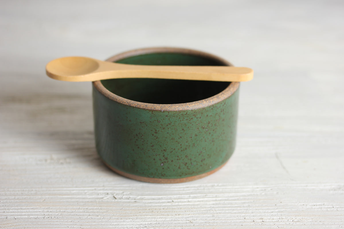 Salt Pot with Spoon