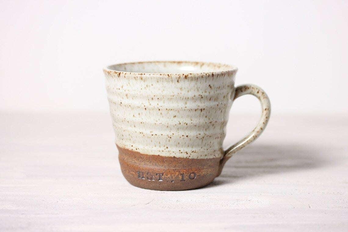 Personalised Rustic Tea Mug
