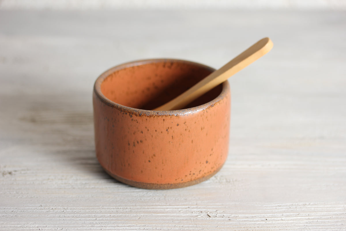 Salt Pot with Spoon